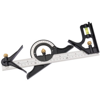 Combination Square with Centre Head and Protractor