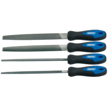 Soft Grip Engineer's File Set, 200mm (4 Piece) (44962)
