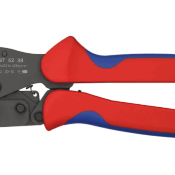 Knipex PreciForce® Hand Ratcheting Crimp Tool for Insulated Terminals, 0.5 - 6mm² Wire